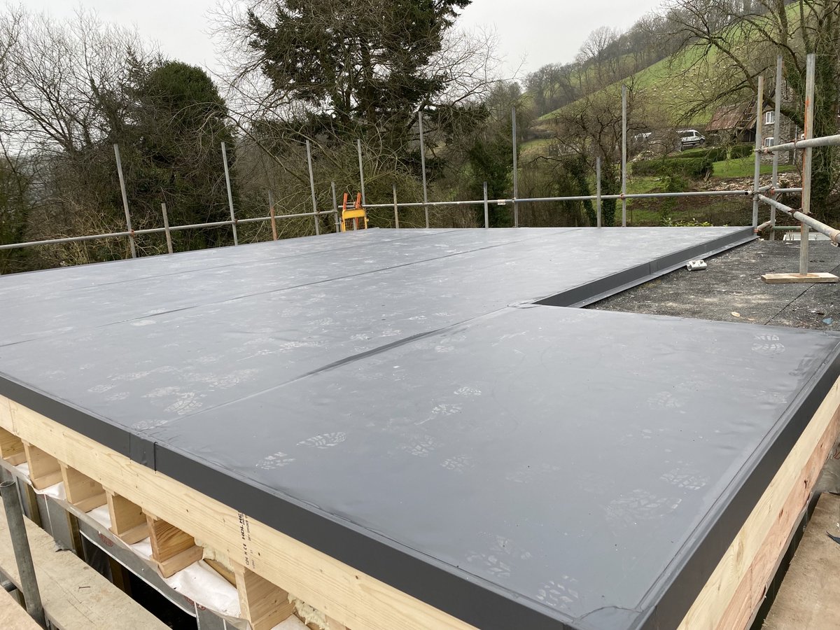 paveawaysltd's tweet photo. Fantastic progress at #Pontrobert school where we are working on a new 60 sq metre timber framed extension.
The school project is being managed by several Pave Aways former trainees, and is the latest in a number of schools we've worked on in Wales!
#ysgolpontrobert #meifod https://t.co/Kp0IGmfCsD