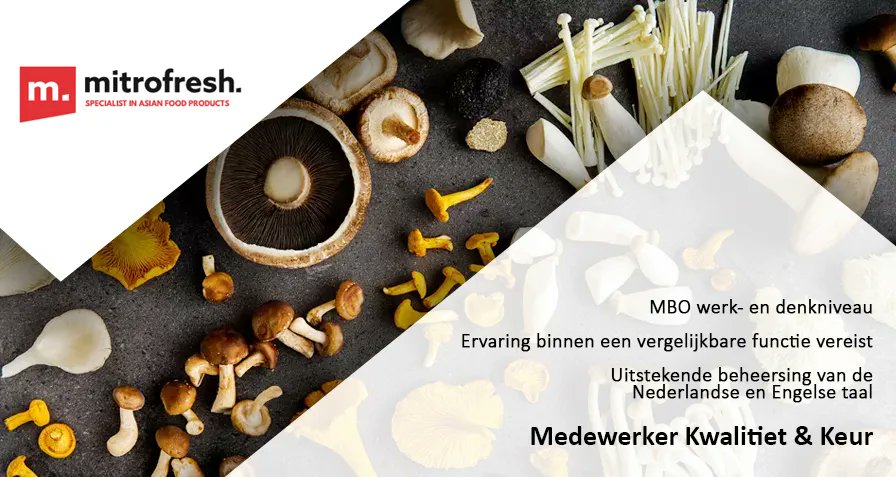 Bekijk #vacature Medewerker Kwalitiet &amp; Keur <a href="/Mitrofresh/">Mitrofresh - Culture Food</a> in Maasdijk op Westlandwerk.nl via buff.ly/3443ImZ
