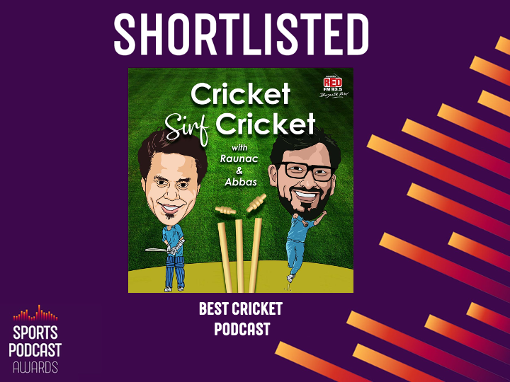 RedFMIndia's tweet photo. Here's your favorite @rjraunac @abbas_haiderr on #CricketSirfCricket a #RedFMPodcast show shortlisted for #SportsPodcastAwards @SportsPodAwards as Best Cricket Podcast!! 
Vote now!  https://t.co/MwB9FTUIhj 

@nisha_narayanan #BajaateRaho #podcast #CricketTwitter https://t.co/gWqexVHr3Q