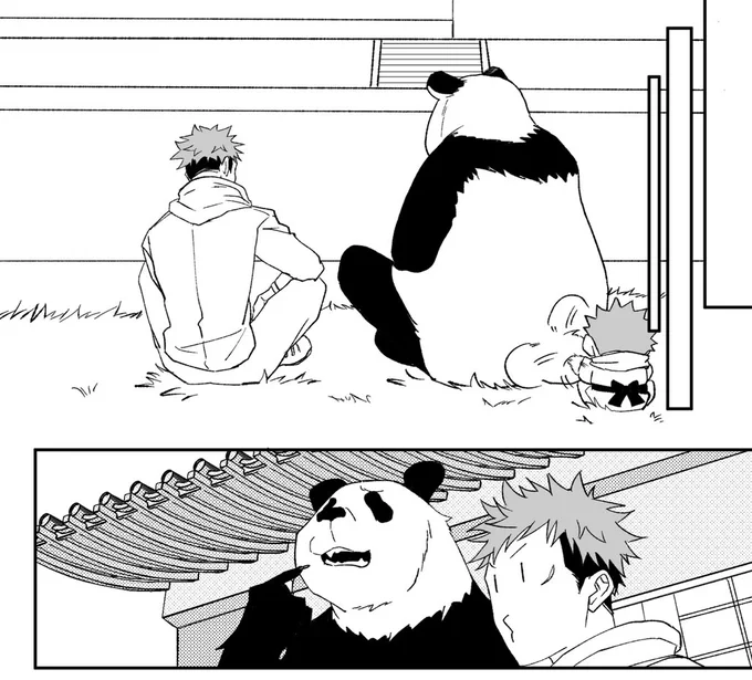 🐯と🐼とぬ
しっぽもげないか内心泣きそうなパンダ先輩 