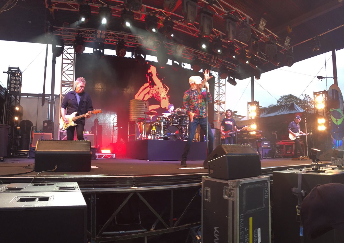 dreampropaganda's tweet photo. Right now at MONA FOMA in Tasmania Australia: Midnight Oil.  #aussiemusic #midnightoil #theoils #resisttour #finaltour #resisttour2022 #finaltour #australia #tasmania #monafoma https://t.co/k4143mFMWa