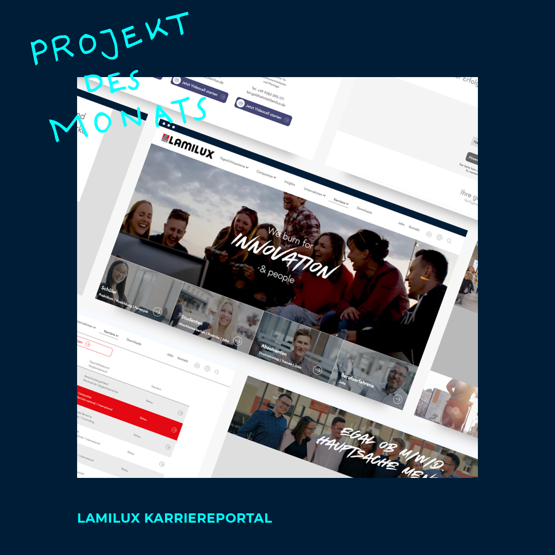 bitzinger's tweet photo. Das neue Karriereportal der Lamilux – unser Projekt des Monats.
Hier gibt's mehr Eindrücke: https://t.co/nDwqddamP8
#showcase #webdesign #bitzinger #digital #digitalagentur https://t.co/e7QN3SscOg