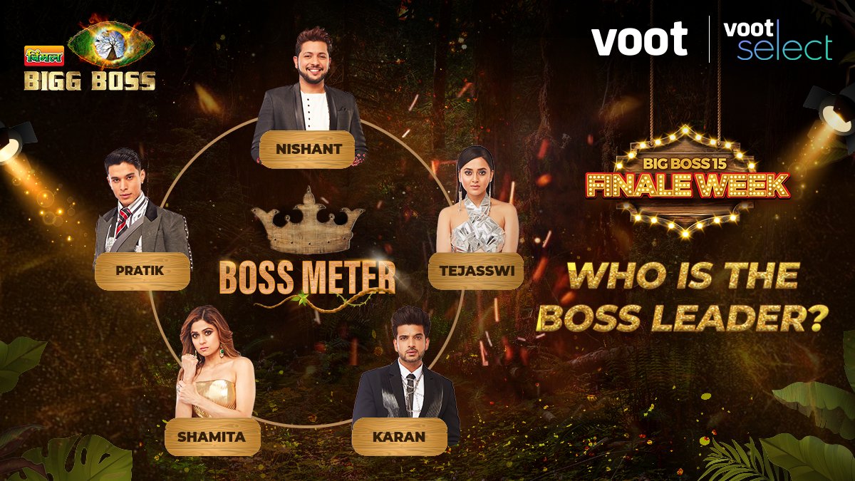 VootSelect's tweet image. Ek acha leader wohi hai jo akele nahi, sabko saath lekar chale! Toh kaun hai ghar ka Boss Leader?
To vote, comment with the unique hashtags of the contestants 👉

#ShamitaIsTheBoss
#PratikIsTheBoss
#NishantIsTheBoss
#KaranIsTheBoss
#TejasswiIsTheBoss
#BiggBoss15OnVoot #VootSelect