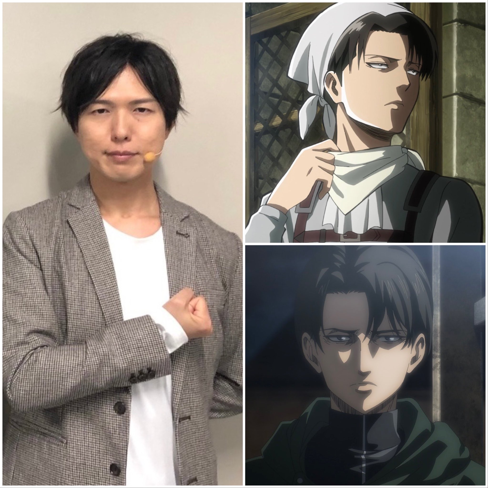 Happy birthday to Hiroshi Kamiya, the voice actor for Levi Ackerman! 