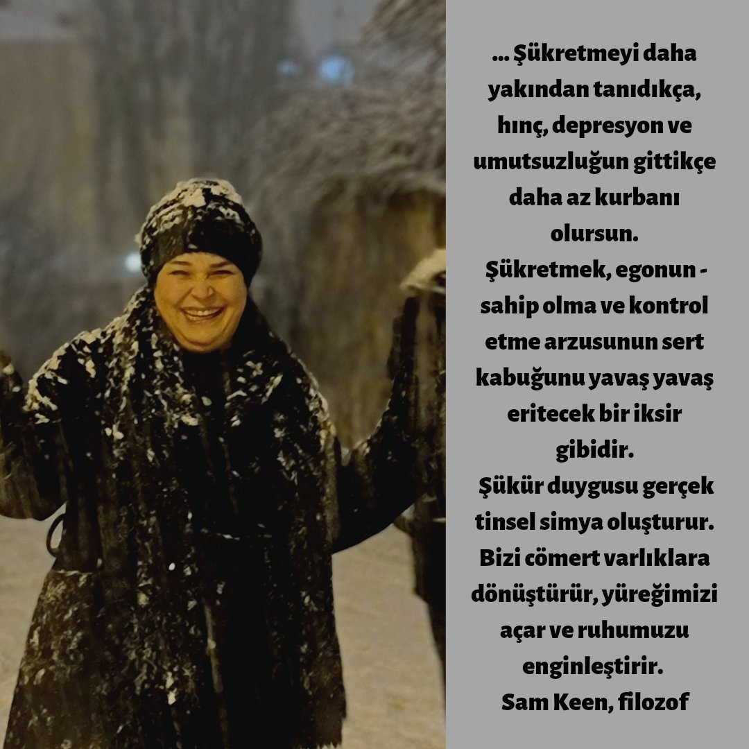 Şükür mucizesiyle tanışmak gerek...