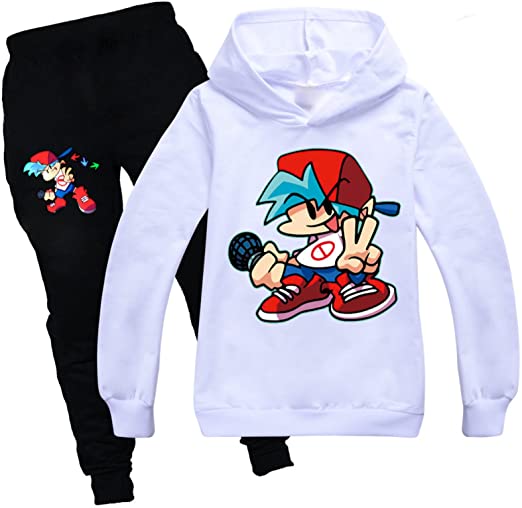 Click Here:- bit.ly/3AE3i2K
<a href="/OnlineshipU/">Onlineship USA</a> 
Reviewed:- Very cute, good quality, and my son loved
GD-Clothes Kids Boys Girls Friday Night Funkin Hoodie and Sweatpants 2 Piece Tracksuit Pullover Casual Sweatshirt Suit
<a href="/usaclothing4kin/">USAclothing4kin Store</a>  #USA #clothes #like4like #FolloMe #NEW