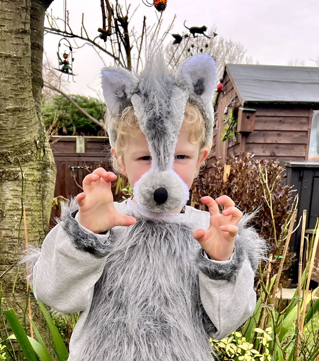 MissAliG27's tweet photo. Who’s afraid of the big bad wolf 🐺 @shanelegend23 🐷🐷🐷

@WybunburySchool #reception #threelittlepigs #bigbadwolf #wolf https://t.co/3JGnR2NOty