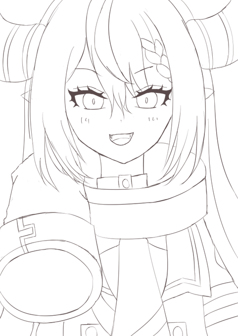 久々にV描いてる 