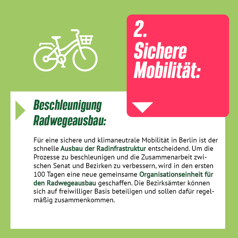 gruene_berlin's tweet image. In der ersten unserer dreiteiligen Reihe zum #100TageProgramm des Senats stellen wir euch heute die Projekte der Senatsverwaltung @SenUMVKBerlin vor. Grüne Senatorin @Bettina_Jarasch geht bereits in den ersten 100 Tagen wichtige #Zukunftsthemen für #Berlin an. 
Schaut her 👇