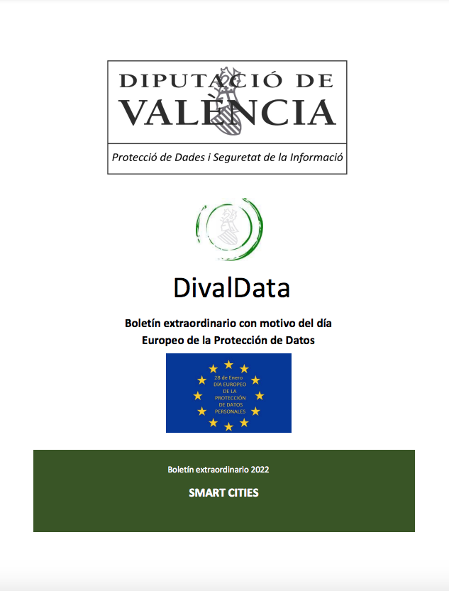 dipvalencia's tweet photo. Hoy es el #DíaEuropeoProteccióndeDatos 🔐🇪🇺
➡️Con ocasión de este día, el Departamento de Protección de Datos y Seguridad de la Información de @dipvalencia publica un número extraordinario del boletín #DivalData dedicado a las #smartcities💡
Descárgalo👇
https://t.co/joI2T0A6sW https://t.co/xBUh7qspdM