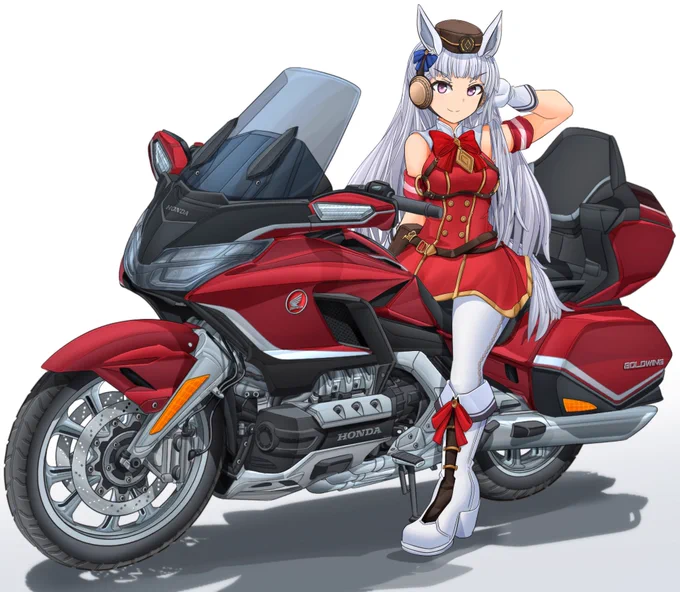 #ド直球に言いますがフォローしてください
ウマ娘とバイクの組み合わせで色々描いてます
「サイレンススズキ」とか「メグロマックイーン」みたいないい語呂合わせのアイデアがあったら教えてくれよな! 