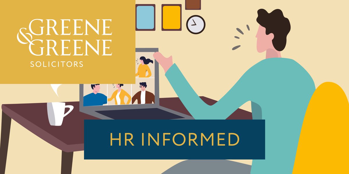 GreeneGreeneLaw's tweet photo. Our next virtual HR Forum will be on Thursday 10th February at 10.30am. 

The team will be discussing Covid related Employment Tribunal cases, including whether the dismissal of an employee for attending a party during lockdown was fair!

Book your place: https://t.co/KWwFGbJcrD https://t.co/5DEAlwh7sn