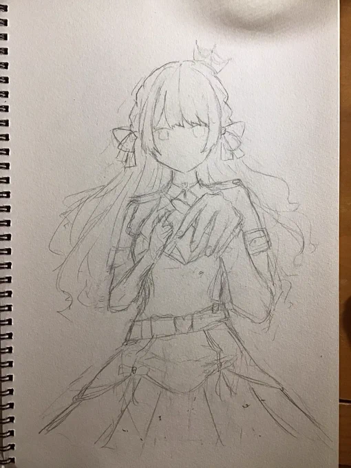 #1日1枚イラスト
26日目 橘ひなの
今日はアナログで 