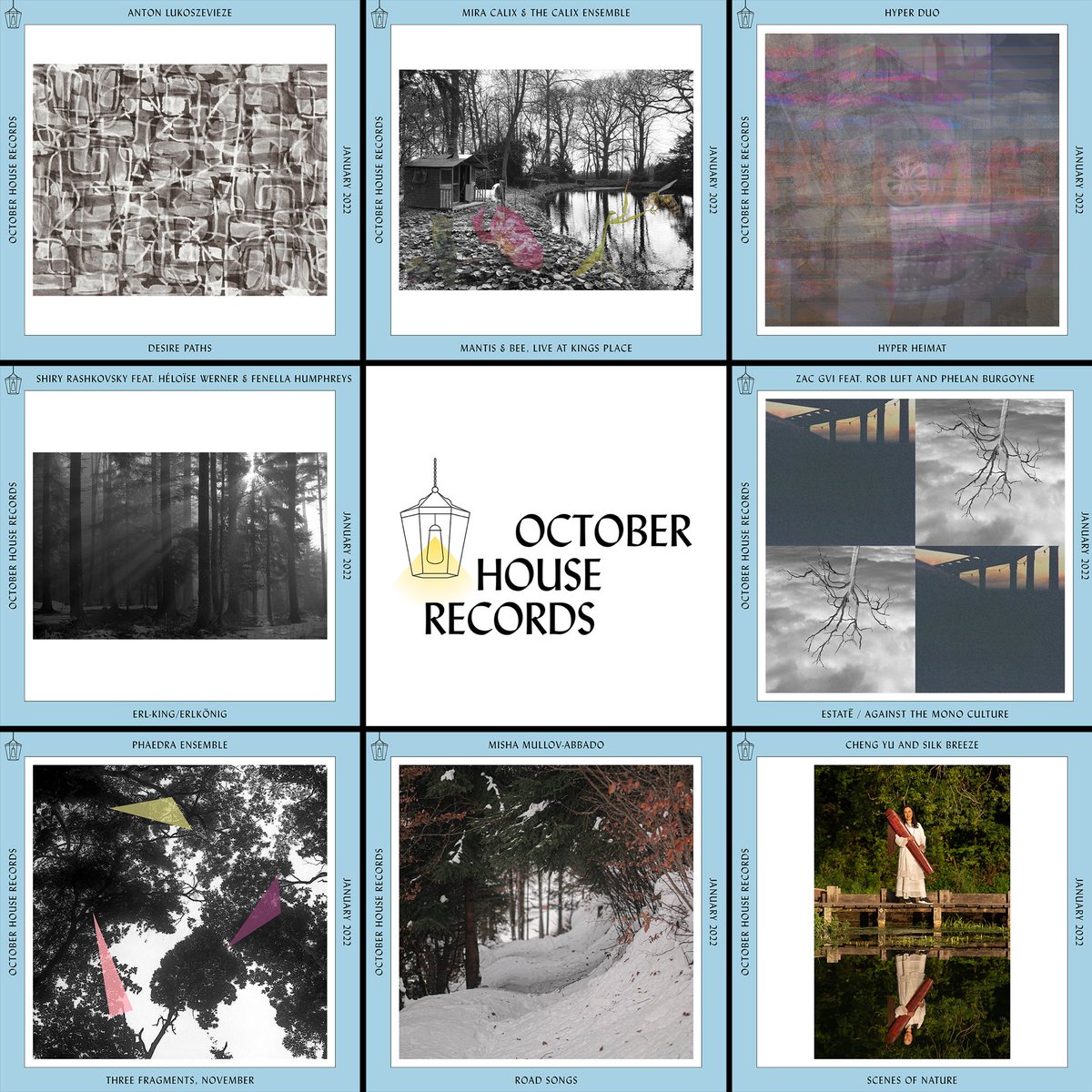 8 new releases out today on octoberhouserecords.co.uk - subscribe to stream all the O.H.R. library on our site and/or download individual releases - enjoy! ⚡️🏠
