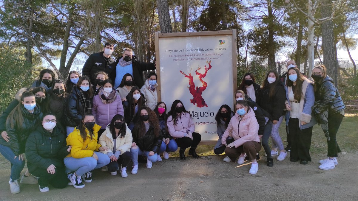 gregorioferva's tweet photo. Alumnado #1ªCFGSEducaciónInfantil ha visitado en el PRAE @patrimonionat el Proyecto Educativo El Majuelo conociendo metodologías activas:Educación en la Naturaleza,Pedagogía Montessori,Arte y Música...Agradecemos vuestra acogida y tarea educativa.
https://t.co/5f1tlMv1AT
#EDIN_GF https://t.co/VHZNQetQe7