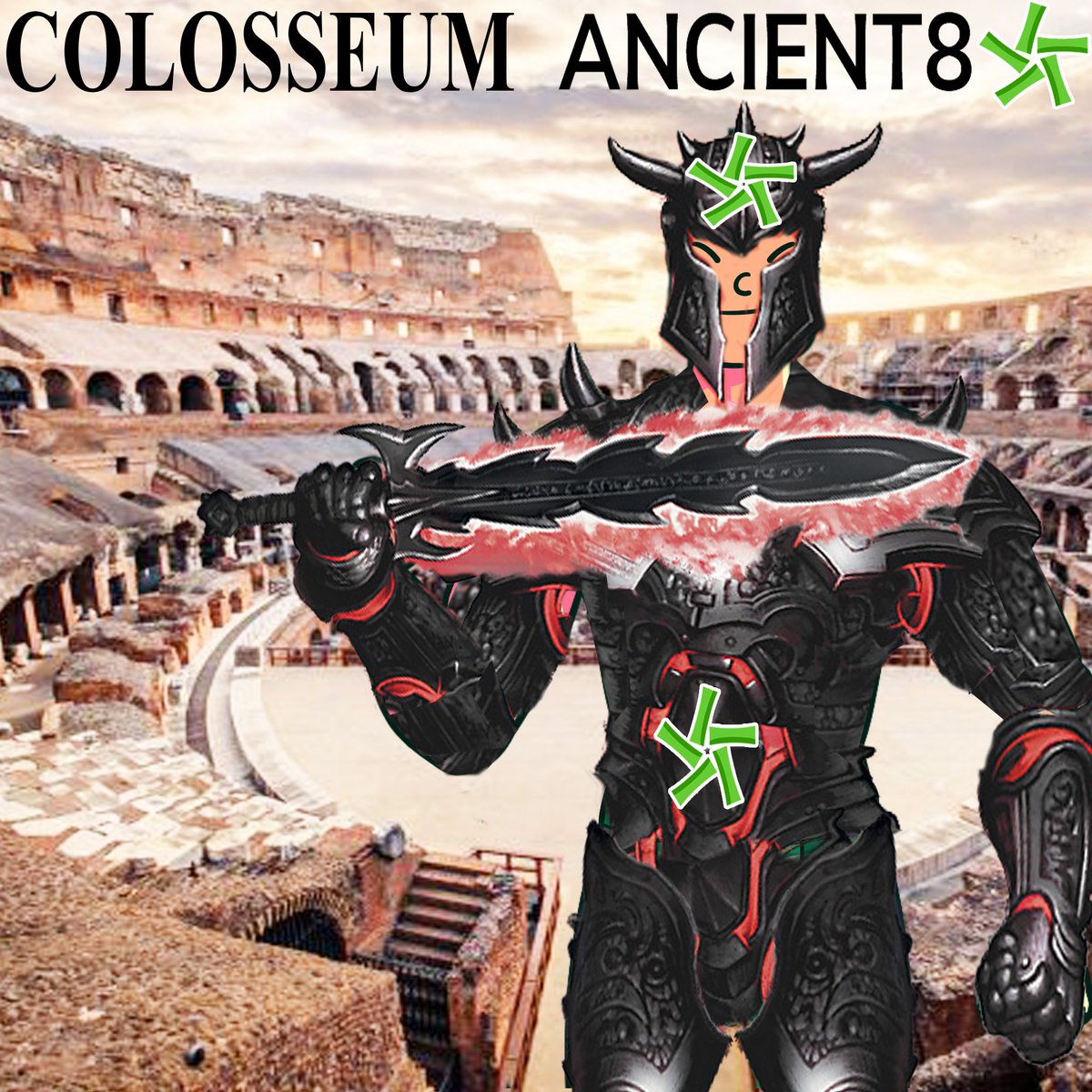trumdacap's tweet photo. #CreateYourOwnHero @Ancient8_gg  Roman Warrior with a powerful strength can save the world. https://t.co/EMX0JbKHBp