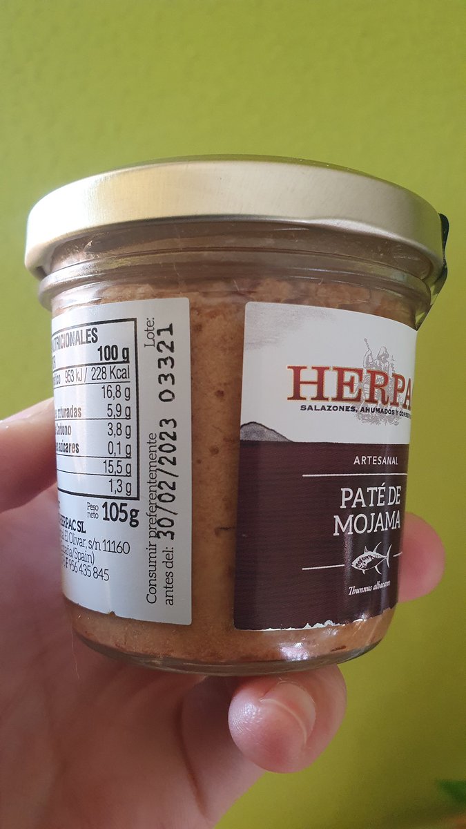 Dicen que las oportunidades también tienen fecha de caducidad, no como este Paté de Mojama.

#malditasOportunidades