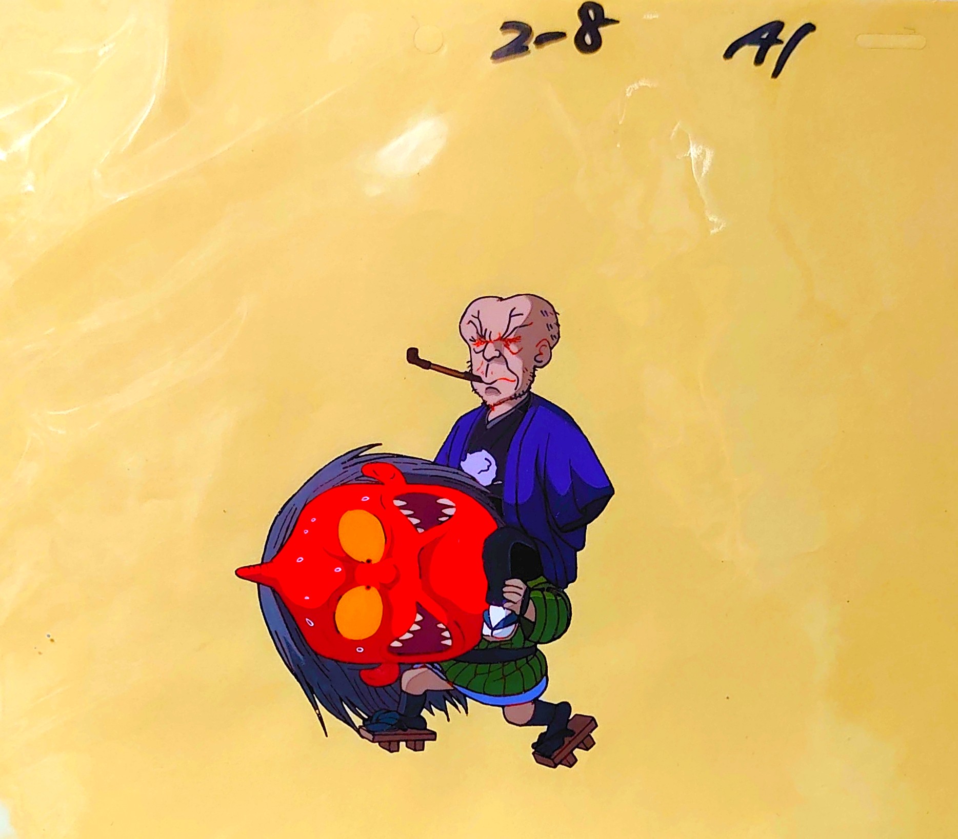 ゲゲゲの鬼太郎 第3期 セル画 ぬらりひょん 水木しげる 鬼太郎 ゲゲゲの鬼太郎 第3期 セル画 ぬらりひょん 水木しげる 鬼太郎
