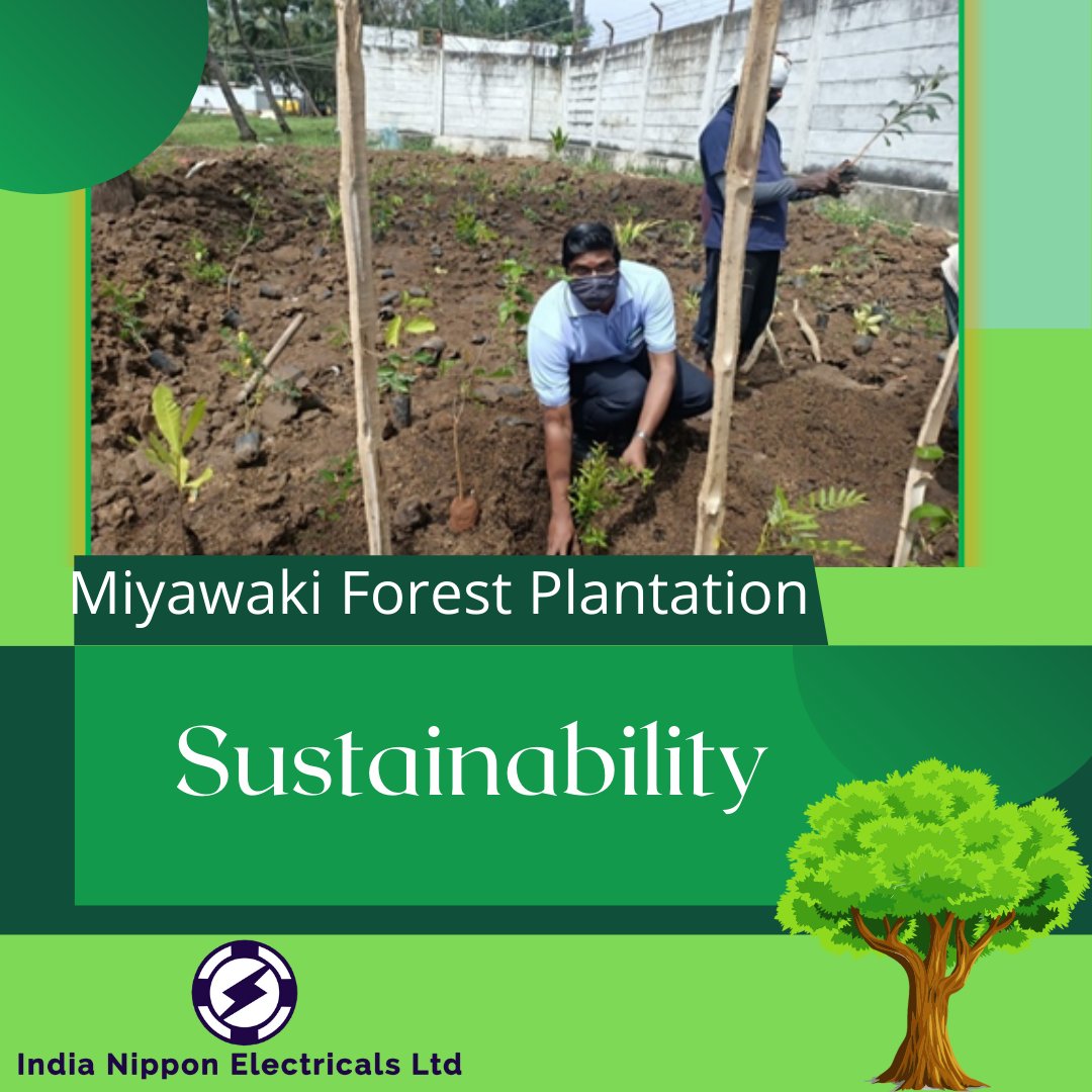 nippon_india's tweet photo. SUSTAINABILITY is one of the core values at INEL. 
Our campaign towards Miyawaki Forest Plantation is one such step towards supporting sustainability.
To know more about us, please visit https://t.co/xOFWPUzbCr 
#INELcapabilities https://t.co/QwFmKaiJYC