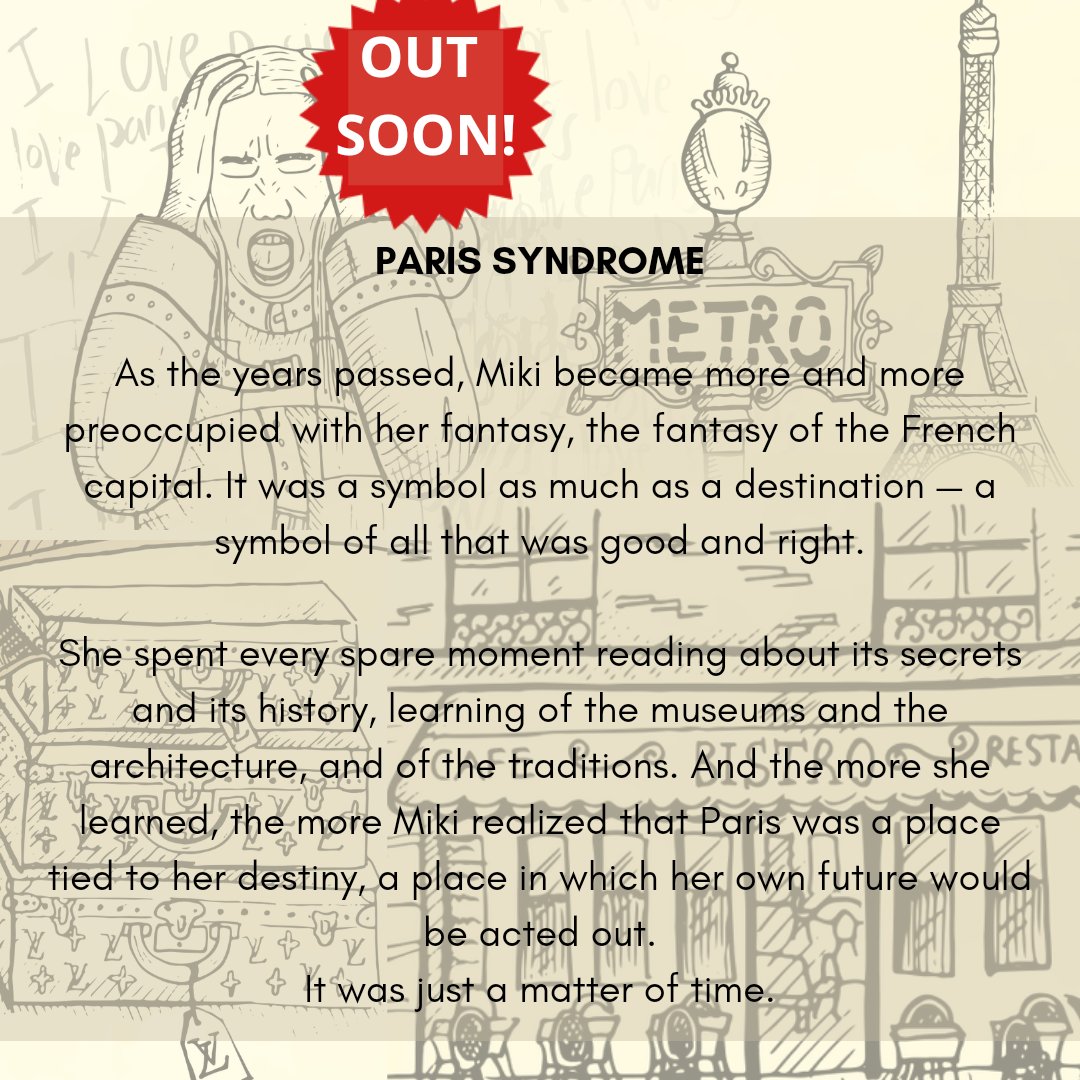HumanStew's tweet image. Coming SOON! A sneak peek from 'Paris Syndrome', which will be available on Amazon SOON!