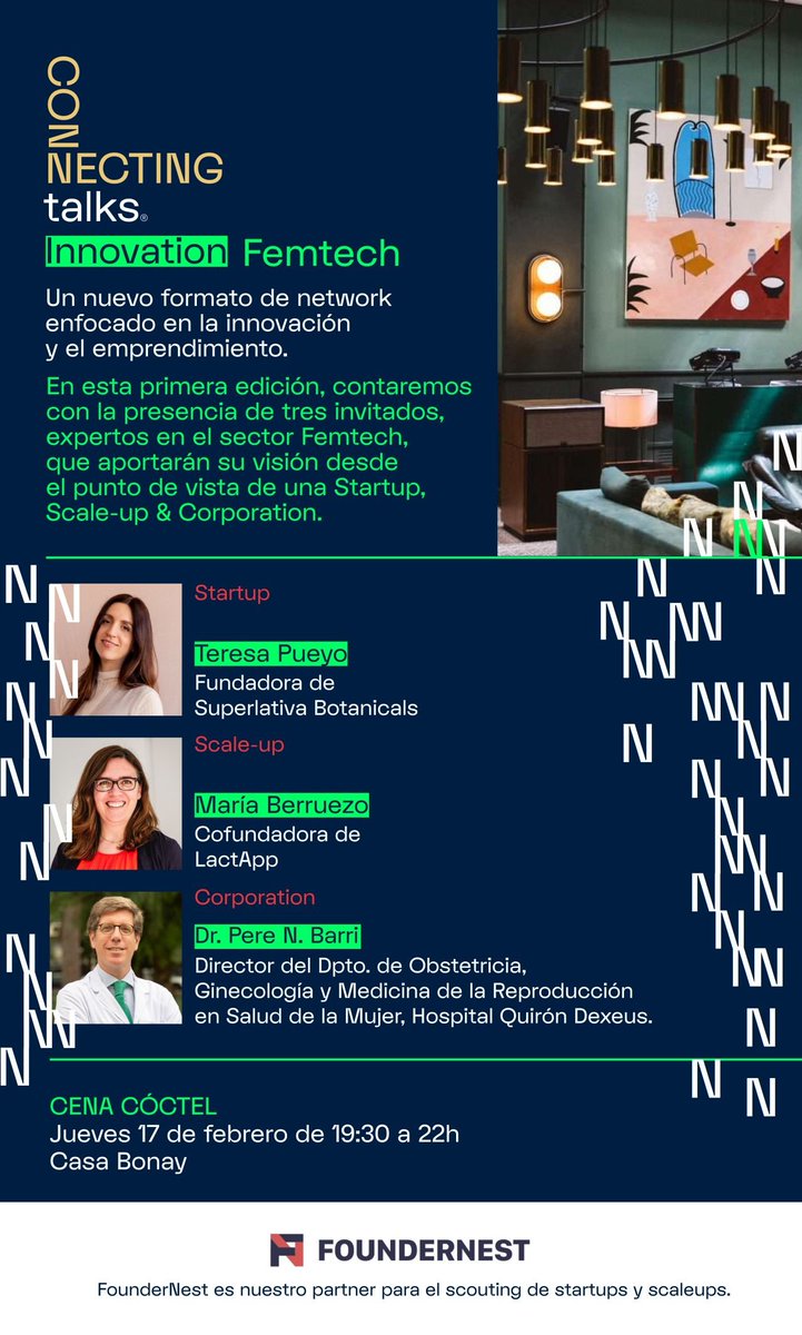 Dexeus Campus (@dexeuscampus) on Twitter photo Ya puedes inscribirte para la siguiente cena #conNNEctingTalks con el Dr <a href="/Pere_N_Barri/">Pere N Barri</a> el próximo jueves 17 de febrero de 19.30 a 22.00 mailchi.mp/connectingtalk… Ya puedes inscribirte para la siguiente cena #conNNEctingTalks con el Dr <a href="/Pere_N_Barri/">Pere N Barri</a> el próximo jueves 17 de febrero de 19.30 a 22.00 mailchi.mp/connectingtalk…