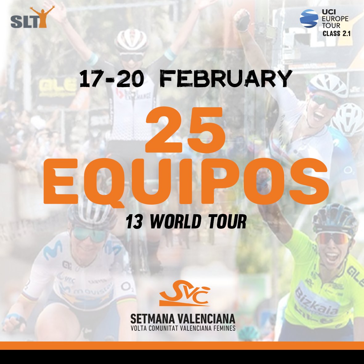 SetmanaCiclista's tweet photo. ¡2⃣5⃣ equipos competirán en la #VCVF22!
𝑵𝒐 𝒒𝒖𝒆𝒅𝒂 𝒏𝒂𝒅𝒂...
👀 ¡En los próximos días os contaremos todo! https://t.co/bz2qYvY82a