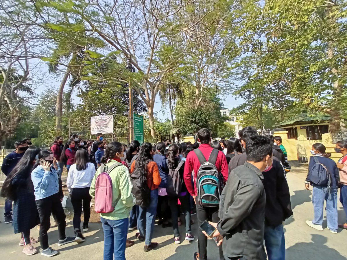 Hannan Ahmed (@hannanahmed_) on Twitter photo .<a href="/NSUIAssam/">NSUI Assam</a> stands firmly with the protesting students of Gauhati University.
We are demanding from the very first day that the GU authority should not conduct the offline examination amid COVID-19 3rd wave!
#GUStudentLivesMatters .<a href="/NSUIAssam/">NSUI Assam</a> stands firmly with the protesting students of Gauhati University.
We are demanding from the very first day that the GU authority should not conduct the offline examination amid COVID-19 3rd wave!
#GUStudentLivesMatters