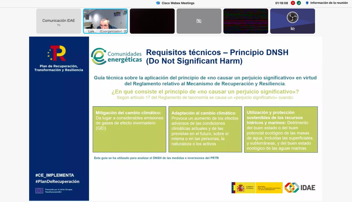 Como todos los programas del #PlanDeRecuperación, los proyectos presentados deben cumplir con el requisito de no causar un daño significativo al medio ambiente. <a href="/Luis_Garcia_B/">Luis García Benedicto</a> explica el significado de este concepto 👇