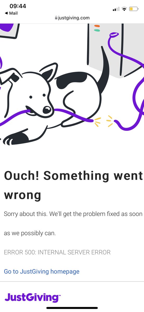 OrlaThomas1's tweet photo. @JustGiving please can you resolve this been trying to make a page all morning, losing hope! https://t.co/irudB2BAyK