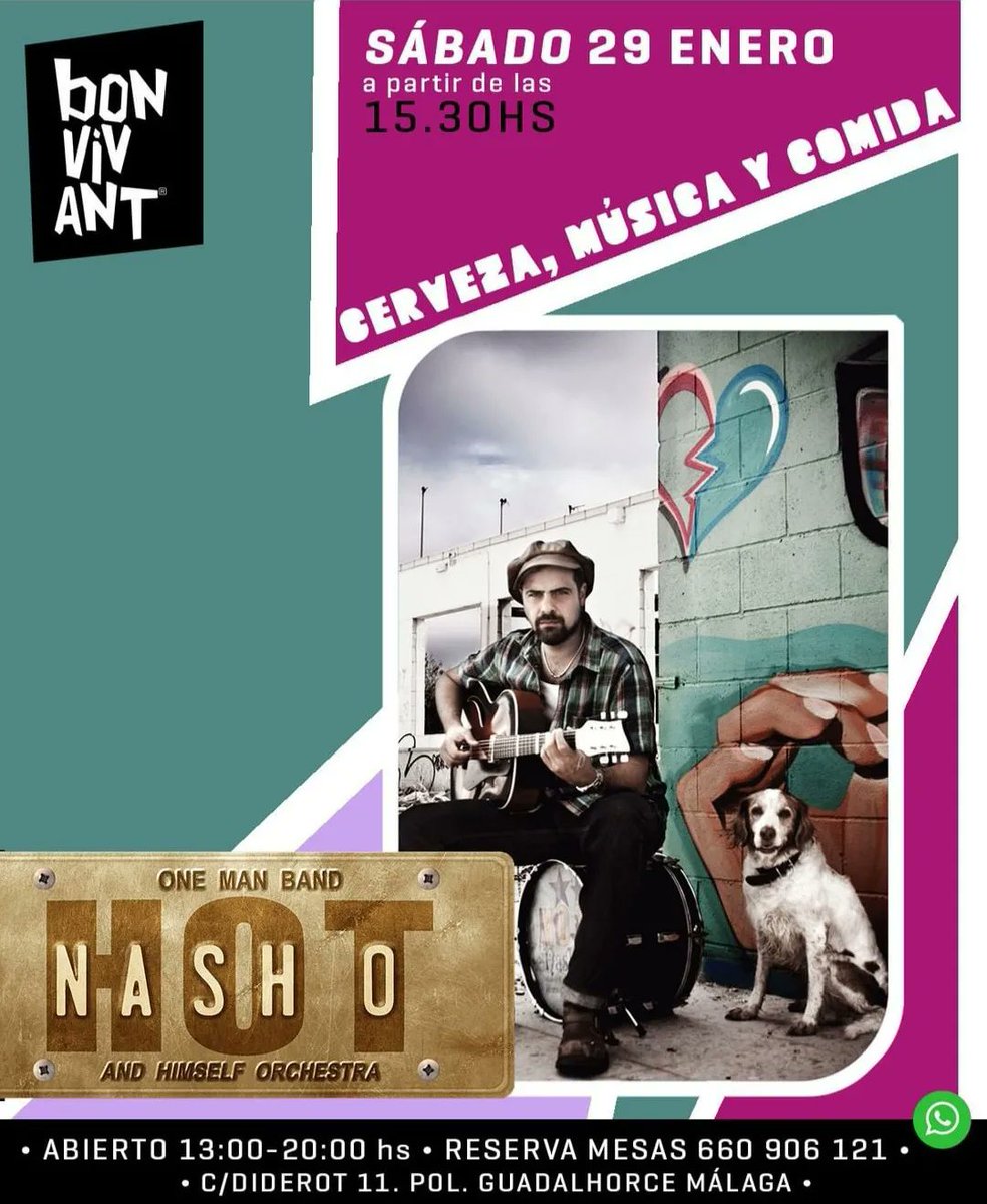 NtaxiMalaga's tweet photo. Todos los fines de semana hay buenos planes en @BonvivantBeer !! Este Sábado 29 @HotNasho y el domingo 30 Naked Soul, ¡para que disfrutes de la mejor cerveza y buena música! 🎉👌😊🍺
Y para ir y olvidarte del coche, Ntaxi, ¡Descárgatela! 🙋📱🚕
#ntaxiapp #bonvivantcraftbeer https://t.co/PsgZNgFYGx