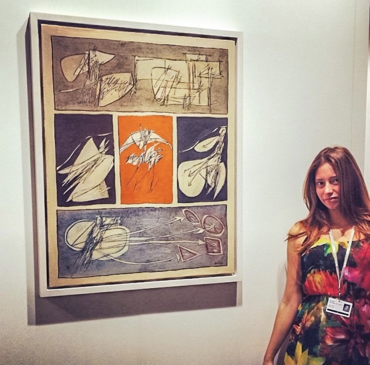 Happy birthday to #AchillePerilli born on this day in 1927

Here Eleonora near a beautiful work during #ArtBasel in 2015 🧡

#galleriatega #sisterstega #perilli #contemporaryart #artecontemporanea #arteitaliana #art #abstractart