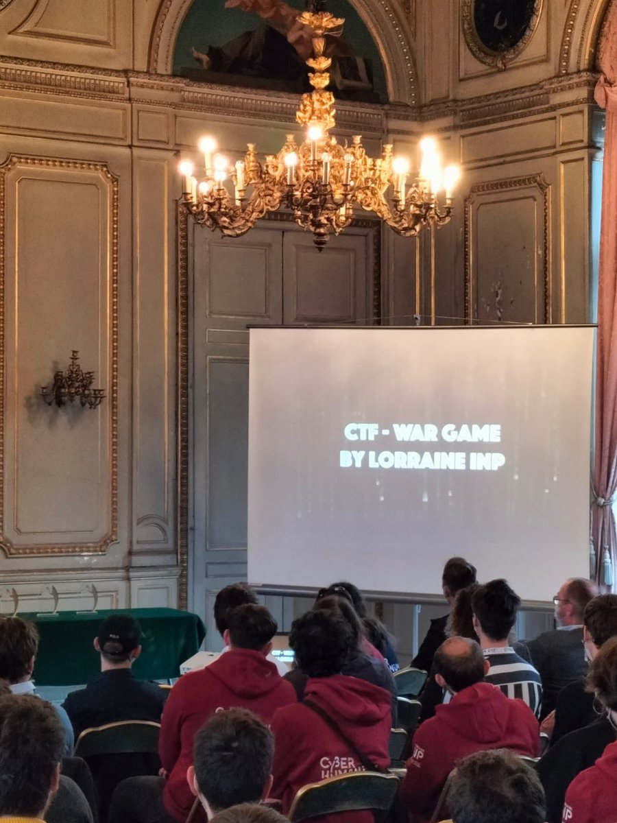 Loria (@labo_loria) on Twitter photo 🛡️Bravo à tous les étudiants ayant participé au défi <a href="/Cyberhumanumest/">Cyberhumanumest</a> ! Ravis de vous avoir accompagnés pendant cette semaine dédiée à la #cybersécurité !
<a href="/LorraineINP/">Lorraine INP</a> <a href="/ComcyberFR/">Commandement de la cyberdéfense</a> <a href="/Univ_Lorraine/">Lorraine</a> <a href="/LUE_Digitrust/">DigiTrust</a> <a href="/LHS_GrandEst/">Laboratoire de Haute Sécurité</a> @INS2I_CNRS <a href="/Inria_Nancy/">Centre Inria de l'Université de Lorraine</a> <a href="/CNRS_Centre_Est/">CNRS Centre-Est</a> 🛡️Bravo à tous les étudiants ayant participé au défi <a href="/Cyberhumanumest/">Cyberhumanumest</a> ! Ravis de vous avoir accompagnés pendant cette semaine dédiée à la #cybersécurité !
<a href="/LorraineINP/">Lorraine INP</a> <a href="/ComcyberFR/">Commandement de la cyberdéfense</a> <a href="/Univ_Lorraine/">Lorraine</a> <a href="/LUE_Digitrust/">DigiTrust</a> <a href="/LHS_GrandEst/">Laboratoire de Haute Sécurité</a> @INS2I_CNRS <a href="/Inria_Nancy/">Centre Inria de l'Université de Lorraine</a> <a href="/CNRS_Centre_Est/">CNRS Centre-Est</a>