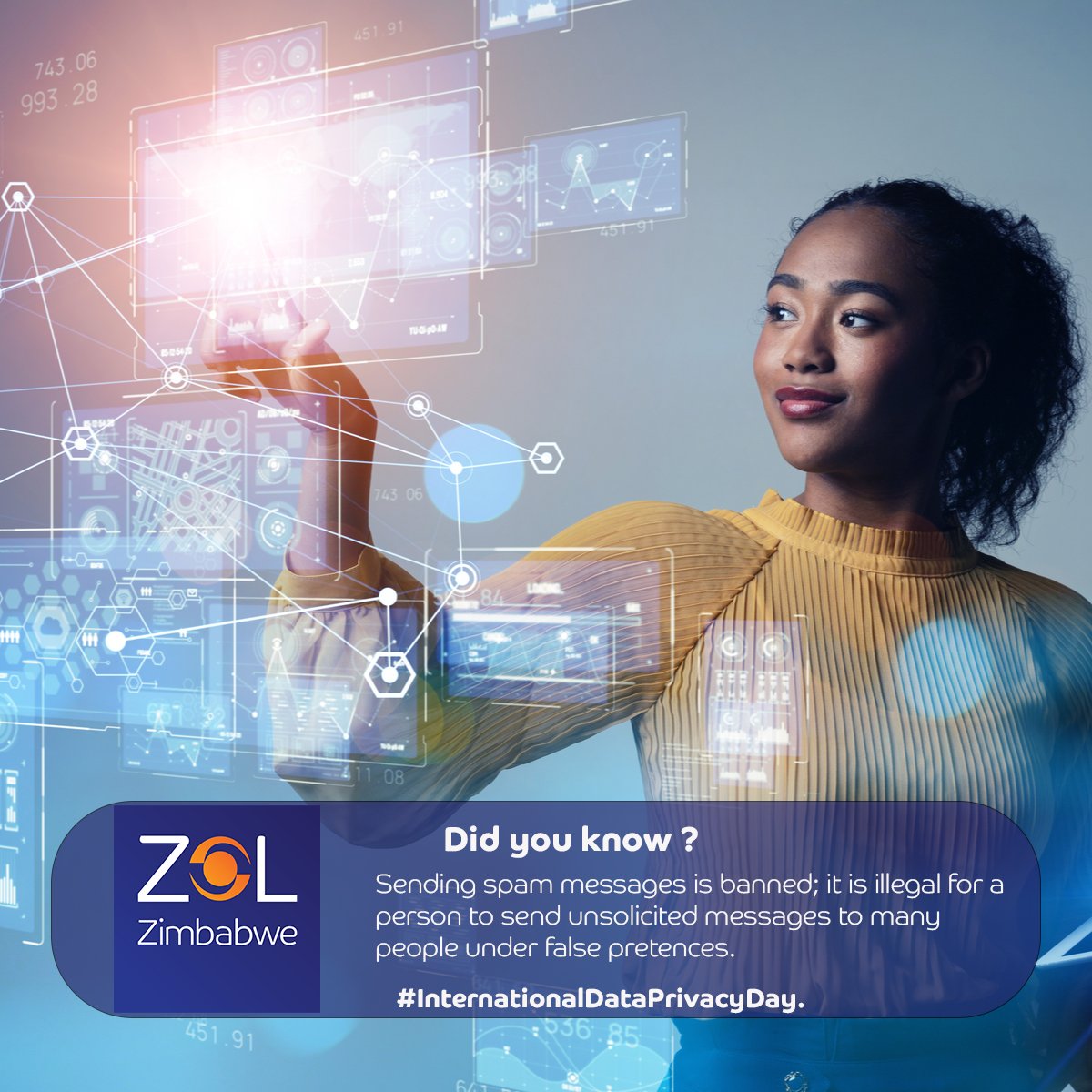 liquidhomezim's tweet photo. Today is International Data Privacy Day.
Check out what you can and cannot do under the Data Protection Act of Zimbabwe. Click the following link to download https://t.co/2ROlEn38ET
#InternationalDataPrivacyDay #poweredbyzol https://t.co/kONQdSCHdg