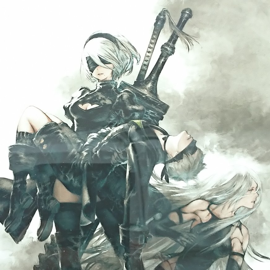 ニーアオートマタ　複製原画　NieR：Automata　ニーア ニーアオートマタ 複製原画 NieR：Automata ニーア - メルカリ