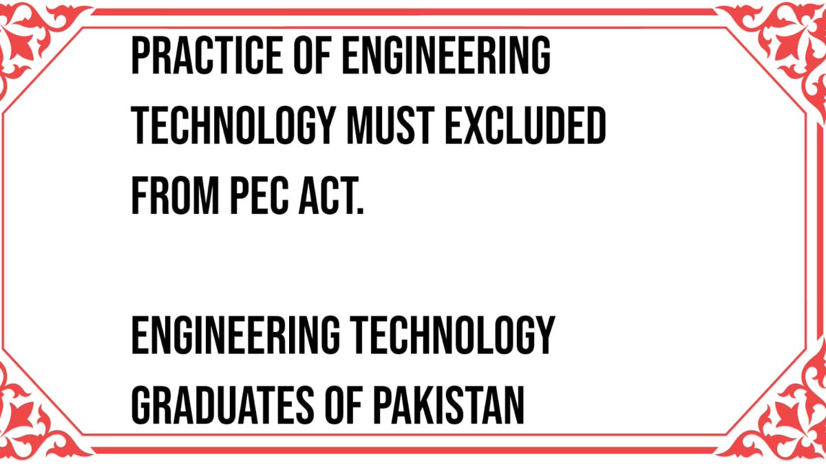 Mukhtar_Trimizi's tweet photo. As per PEC OM 2012, Execution operation and maintenance is job of an engineering technologist
@YETA_Pakistan
#PEC_DestroyingTechnology https://t.co/ucLULWebyl
