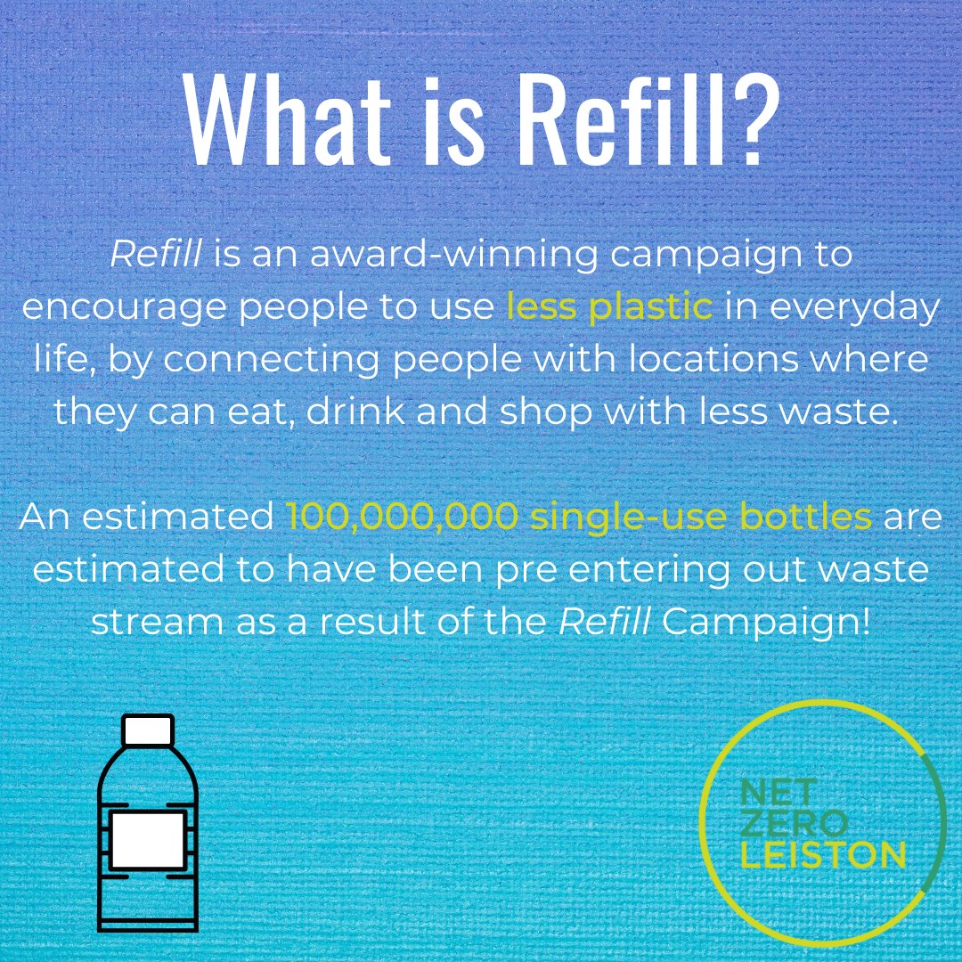 NetZero_Leiston's tweet image. Can your business follow Leiston Library’s lead and sign up to Refill, reducing Leiston's plastic waste and tackling climate change?

refill.org.uk

@SuffolkLibrary @refill
#NetZero #Leiston #Suffolk #ClimateChange  #community #Leistonlibrary  #refillrevolution #refill