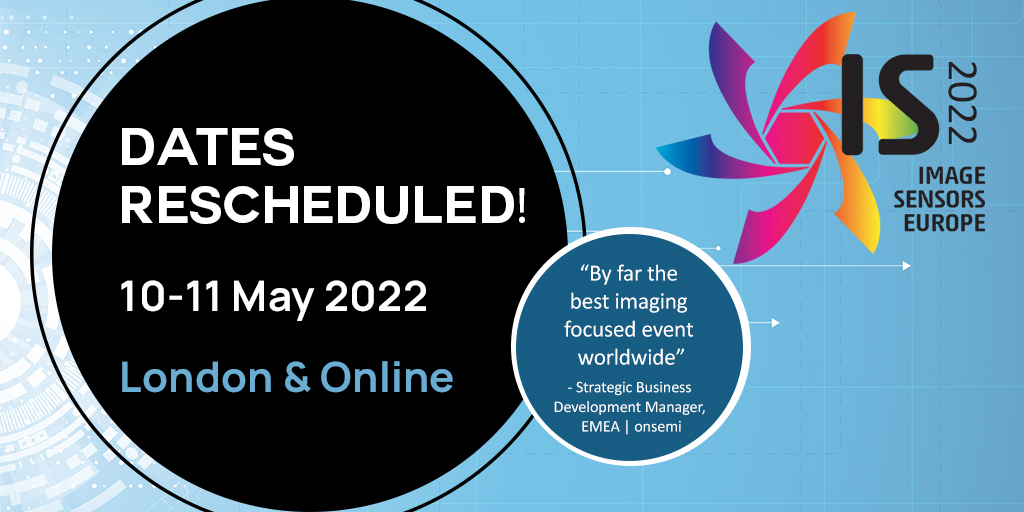 ImageSensors's tweet image. Dates rescheduled for this year’s Image Sensors Europe 2022 conference. Join over 200 vision systems representatives in-person or online this May, 10-11. Find out more bit.ly/3u8fvvl
#Sensors #imagesensor #machinevision