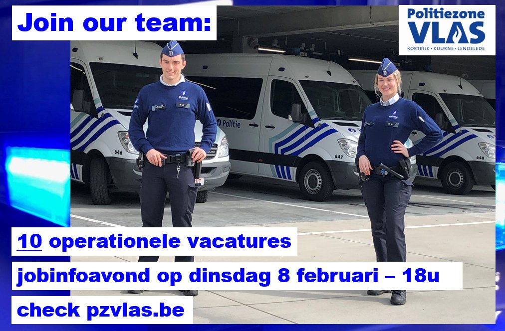 pzvlas's tweet photo. 🚨Schrijf je nu in voor onze JOBINFOAVOND, waar 10 NIEUWE OPERATIONELE VACATURES worden voorgesteld, op dinsdag 8 februari om 18u. We kijken al uit naar jouw komst❗ 
👉Meer info en inschrijving via onze site: https://t.co/9zetrmVbRP https://t.co/MgLXqe3ljj