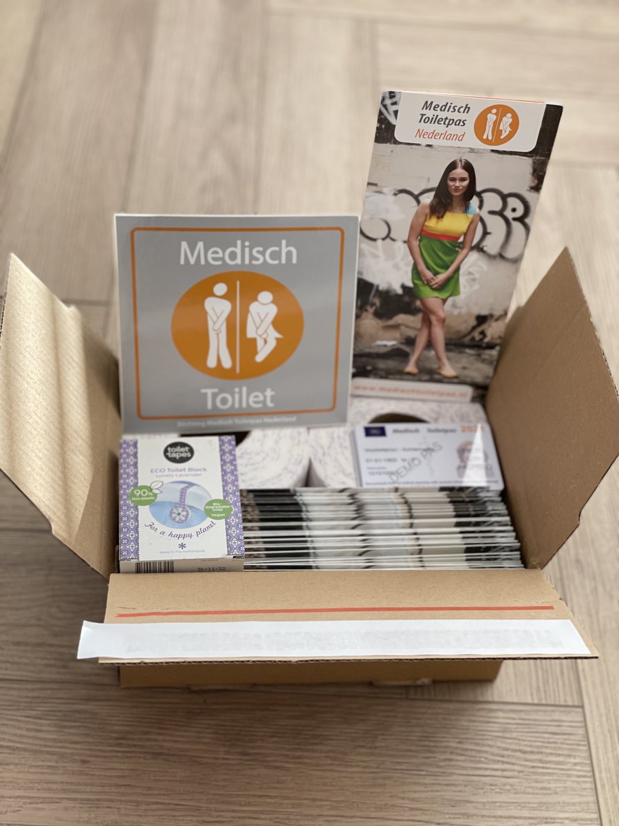 Toiletpas's tweet photo. Ook een demo pakket voor uw praktijk ontvangen? Stuur een e-mail naar support@medischtoiletpasnederland.nl https://t.co/6XbtbN7uBC