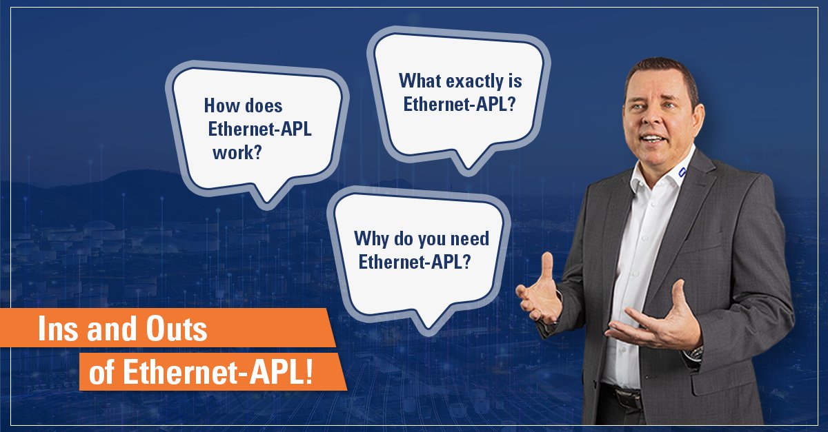 rstahlgroup's tweet photo. Ethernet-APL represents the dawn of a new era. Why?
R. STAHL’s Senior Product Manager Andre Fritsch explains this in three questions and answers, in his #blog #article
Read more - https://t.co/EYn9kQEACz
#RSTAHL #EthernetAPL #DataTransmission #Technology #ClosedNetwork https://t.co/2FakpPQZMl