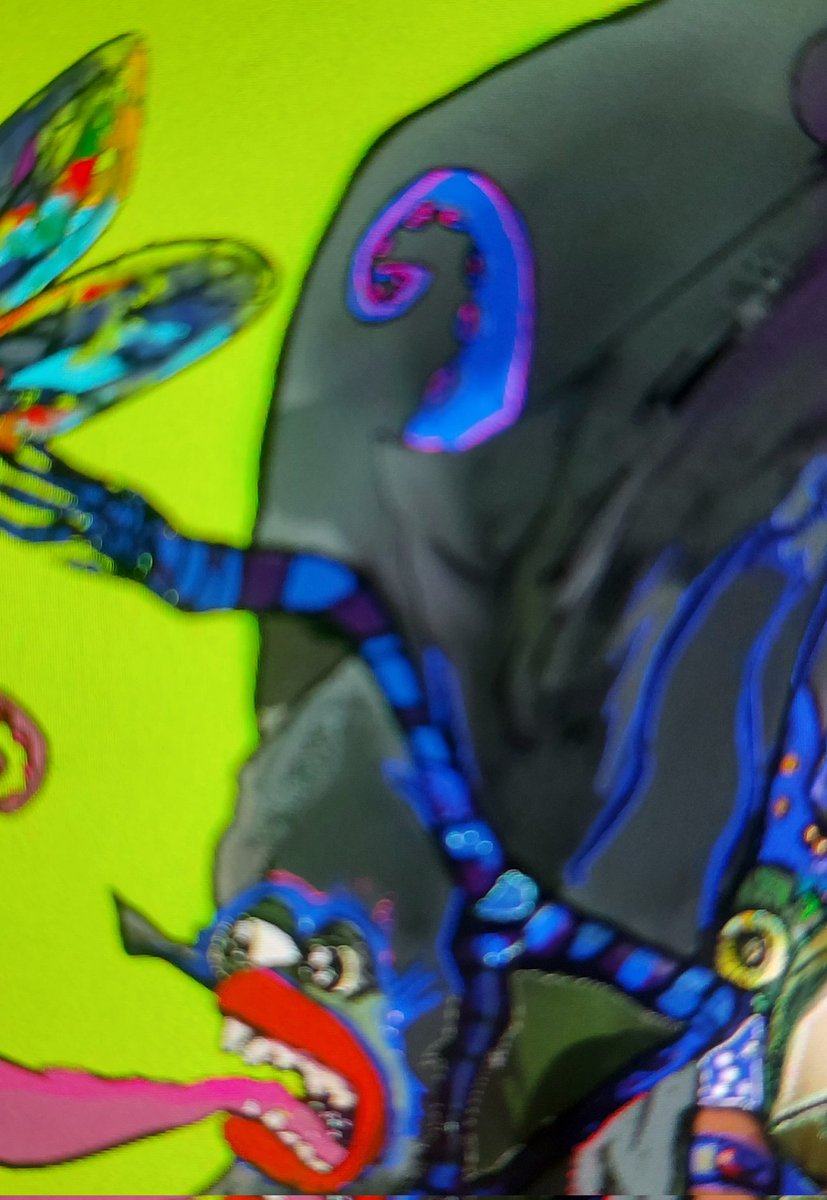 odysx2's tweet photo. Omg a blue tentacle the mutation from the first test after #MegaMutant #pepemized its not so  stable  new staff popping out of nowhere #pepelixir    #nftart #art #NFTs #NFTartist #nftart  #MAYC    #NFTCommunity  #artcollector #nftcollectors  #pepethefrog https://t.co/JTN2u3LCy5