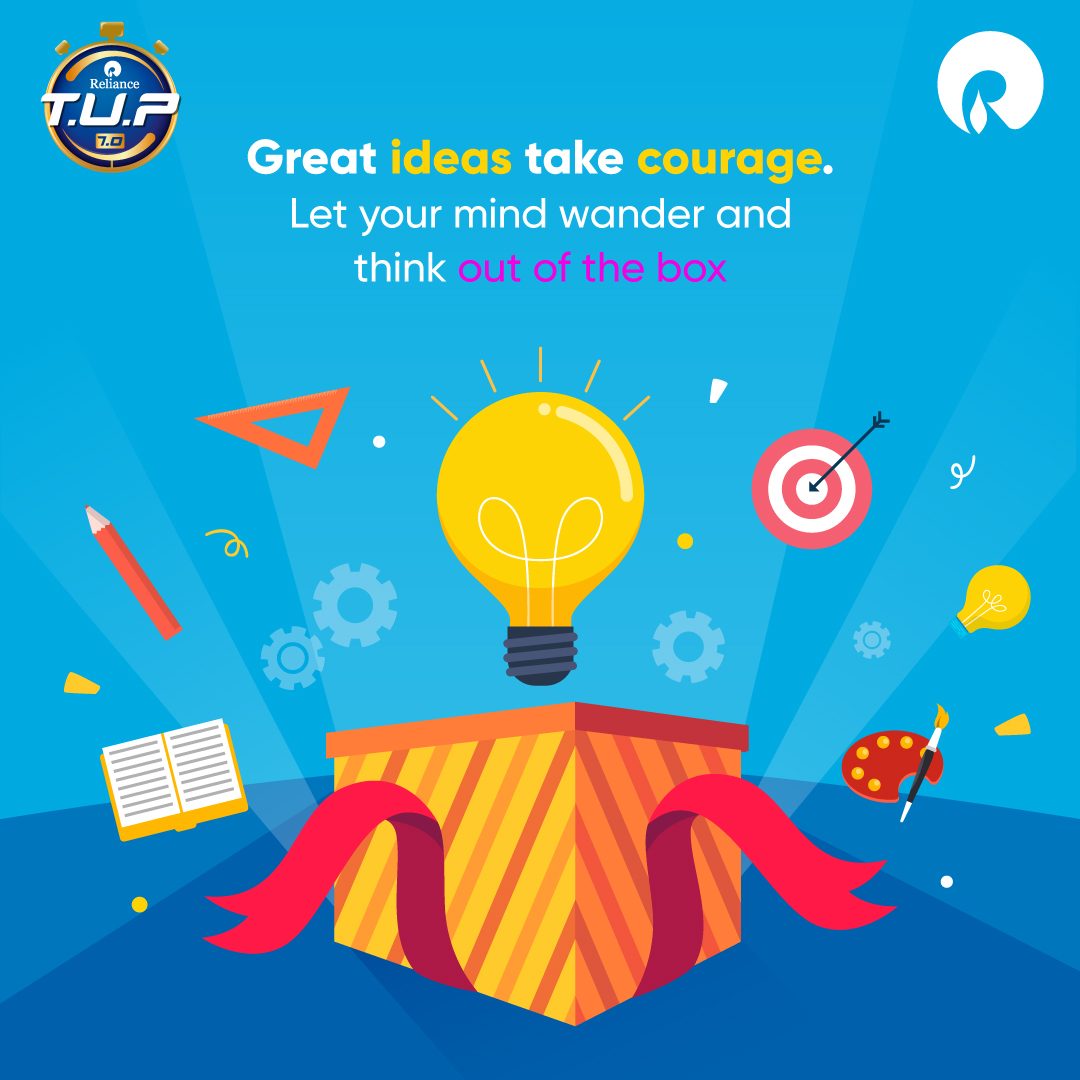 RILCampus's tweet photo. Don't be afraid to explore and experiment
Think about the difference you can make for a moment
Let each idea make an impact
Hard work will keep you jam-packed.
The Grand Finale is just a few days away
So perfect your pitch and practice every day!
#TUP #TheUltimatePitch #TUP7 https://t.co/BDe8mbV9kv