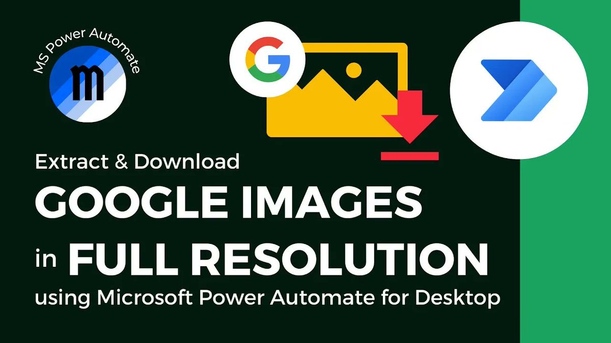 MsAutomate's tweet image. Want download all your Google image search results at one go—at full resolution?

It&apos;s actually not supported in #Microsoft #PowerAutomateDesktop, but we&apos;ve got a great workaround. Check it out!

buff.ly/34eVYPg

#RPA #Automation #RoboticProcessAutomation #PowerAutomate