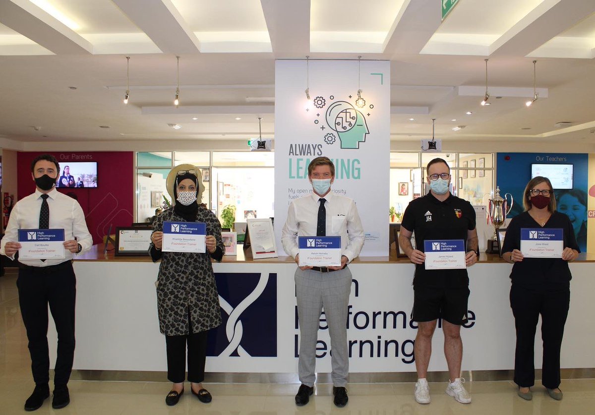 Congratulations to our school HPL leaders as they receive certification for their roles as accredited trainers, both at GEMS CIA and across GEMS Education. #highperformancelearning #ciahardworking #gemscia #HPL