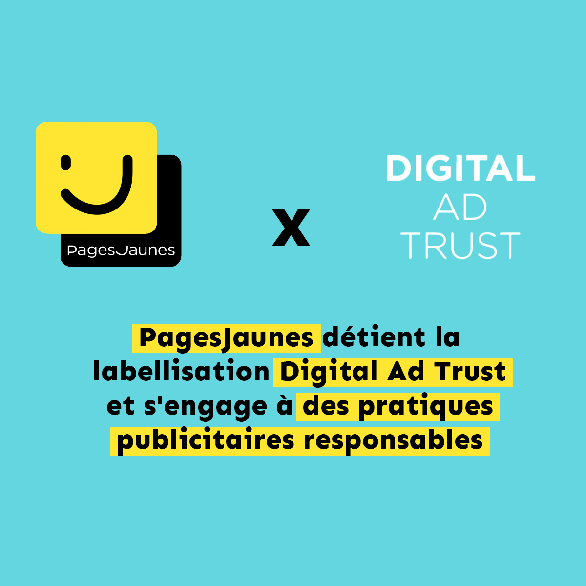 pagesjaunes's tweet photo. Depuis 2019, #PagesJaunes détient la labellisation #DigitalAdTrust 🤝
Nous nous engageons à lutter contre la fraude, mieux informer les internautes sur la protection des #donnéespersonnelles... 📲
#privacyday https://t.co/mMk1na1C5T