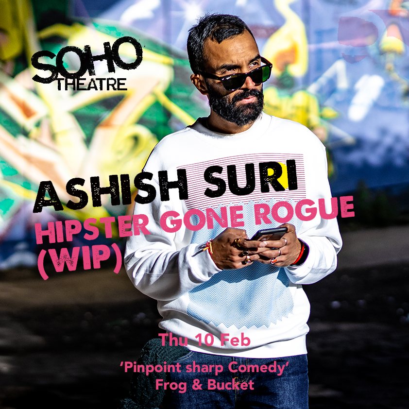 10-Feb, @sohotheatre, this is happening.. Tix- tinyurl.com/HipsterSoho . . . #comedy #Random #FridayMotivation #Bitcoin #AllTooWell #Metaverse #Louies