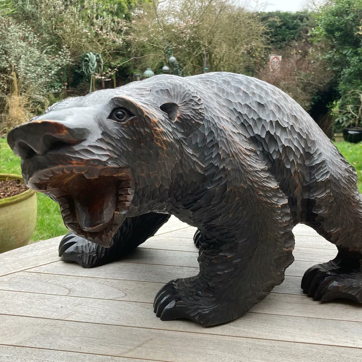 BathDecFair's tweet photo. #Antiques are talking points! Fancy this Black Forest Bear as a centrepiece to your home? This large bear dates from the #19thcentury and is available from Colin Brand Antiques @jillroddan. Discover the rest of their collection at the next #BathDecFair | 31 March - 3 April https://t.co/5E1BuvUl4I