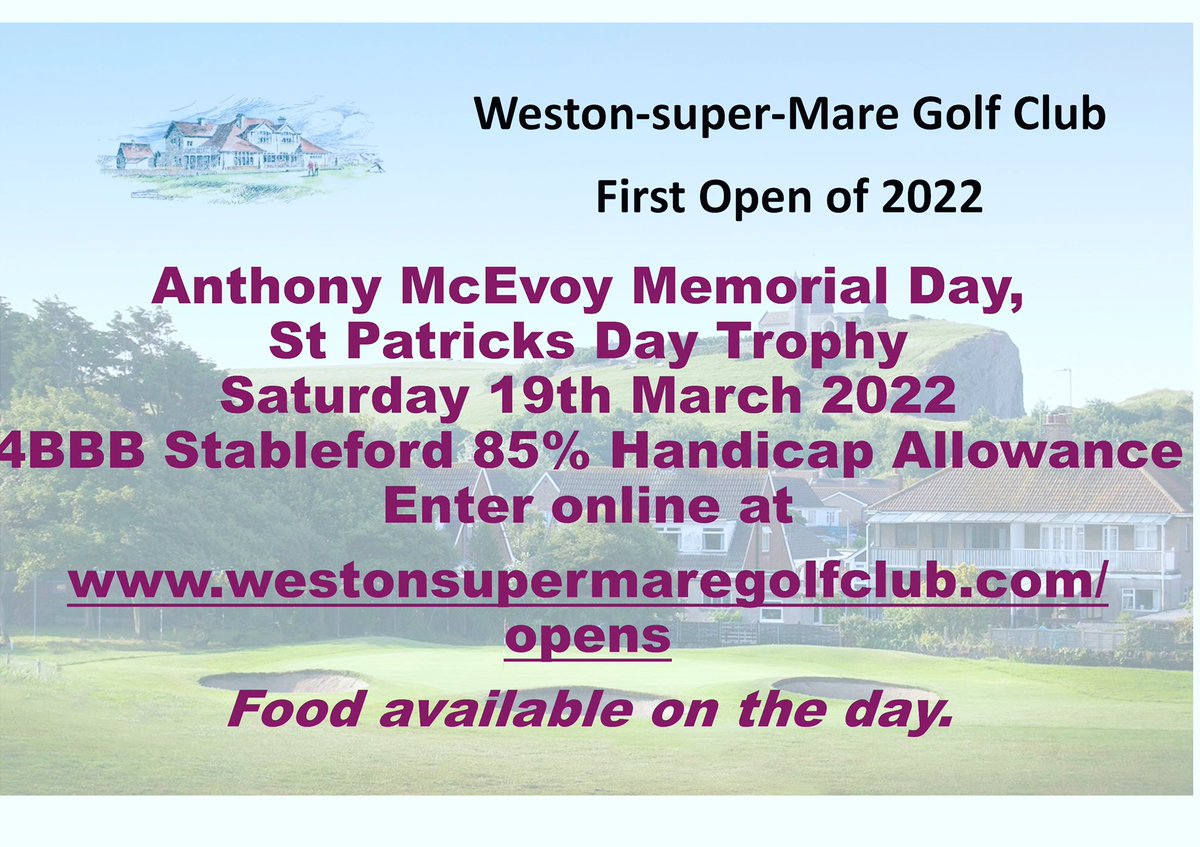 Weston-super-Mare Golf Club (@wsmgolfclub) on Twitter photo 2022-01-28 10:33:50