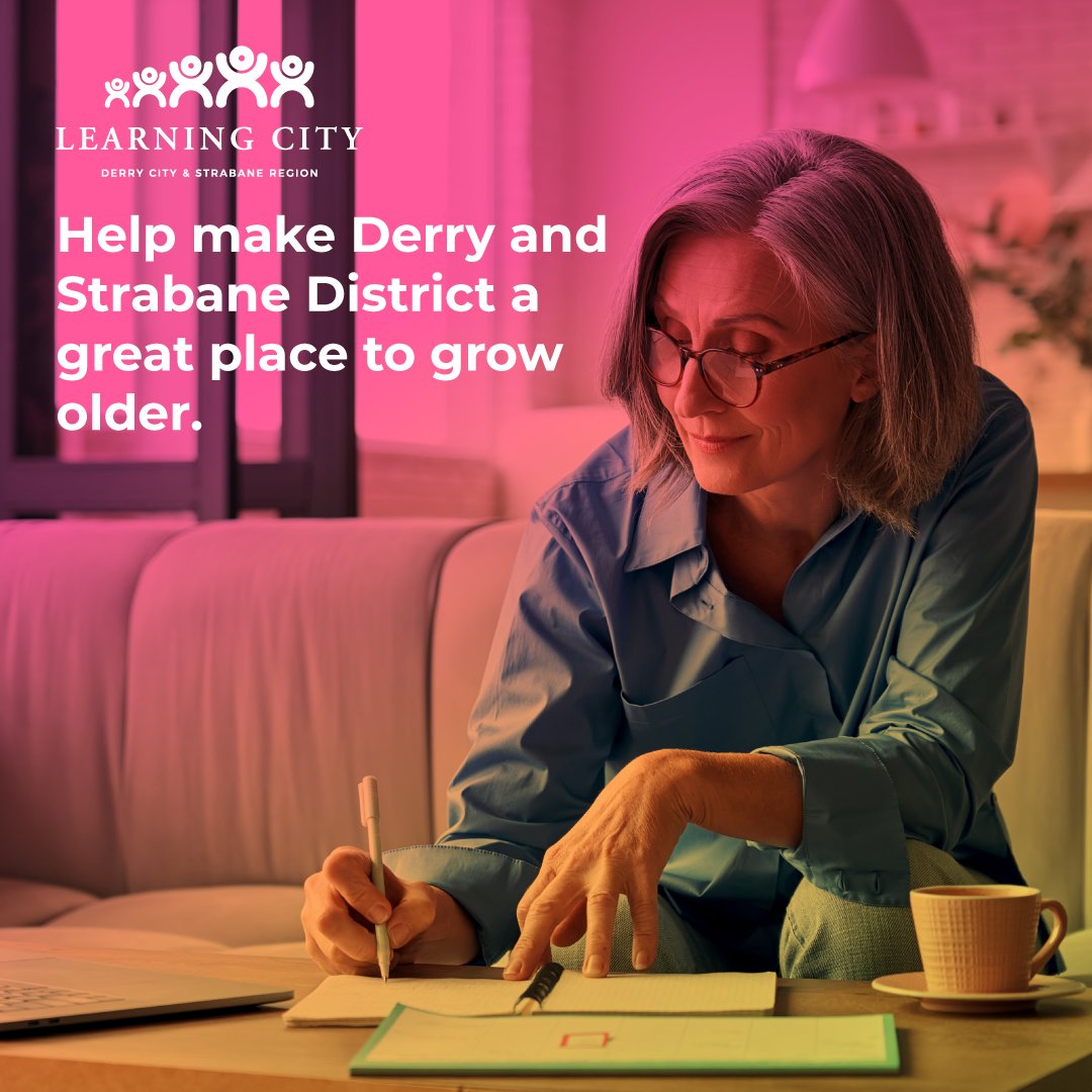 learningcityds's tweet photo. If you’re aged 50+, @dcsdcouncil wants to hear from you! 💬 Help shape and develop the next three-year Age Friendly Strategy and Action Plan for the Derry and Strabane region, by completing the online survey here: https://t.co/6ZVzFYDxMP.
#LearningCityDS #LearnForAll https://t.co/4CLk9vxkvt