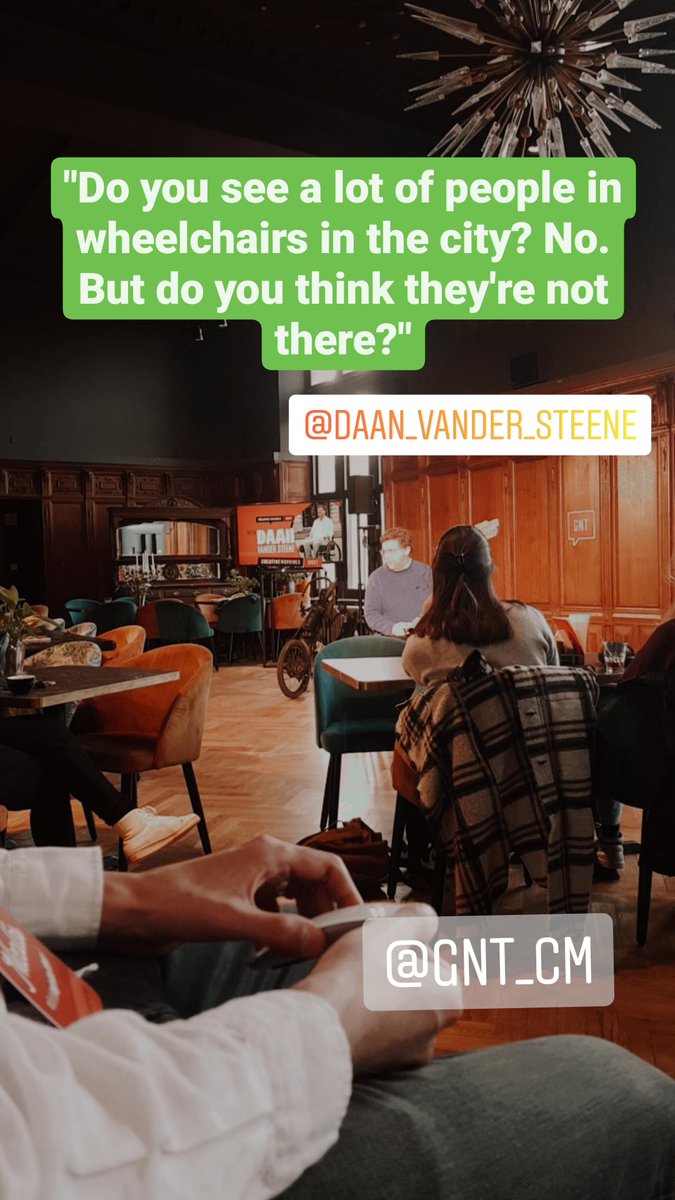 I loved this thought-provoking talk about accessibility & social justice this morning by @NTGent director Daan Vander Steene 🔥 #CMInvisible @Gnt_CM